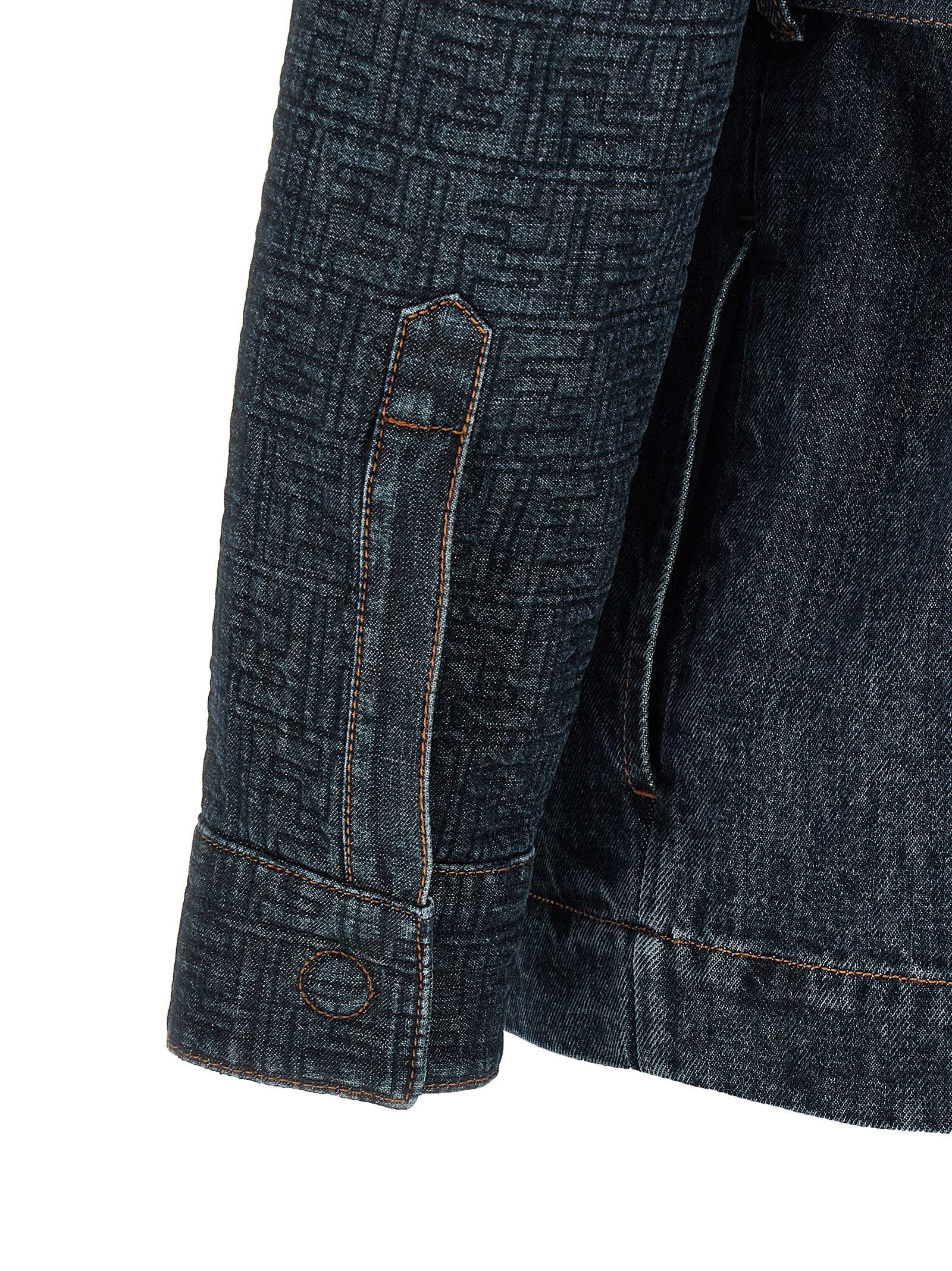 Fendi Blue Cotton Denim Jacket