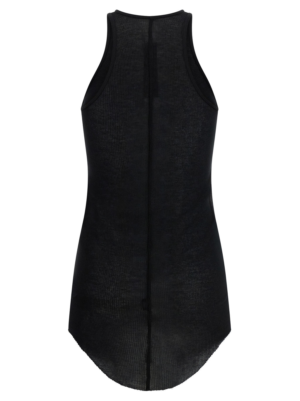 Rick Owens Black Viscose Tank Tops