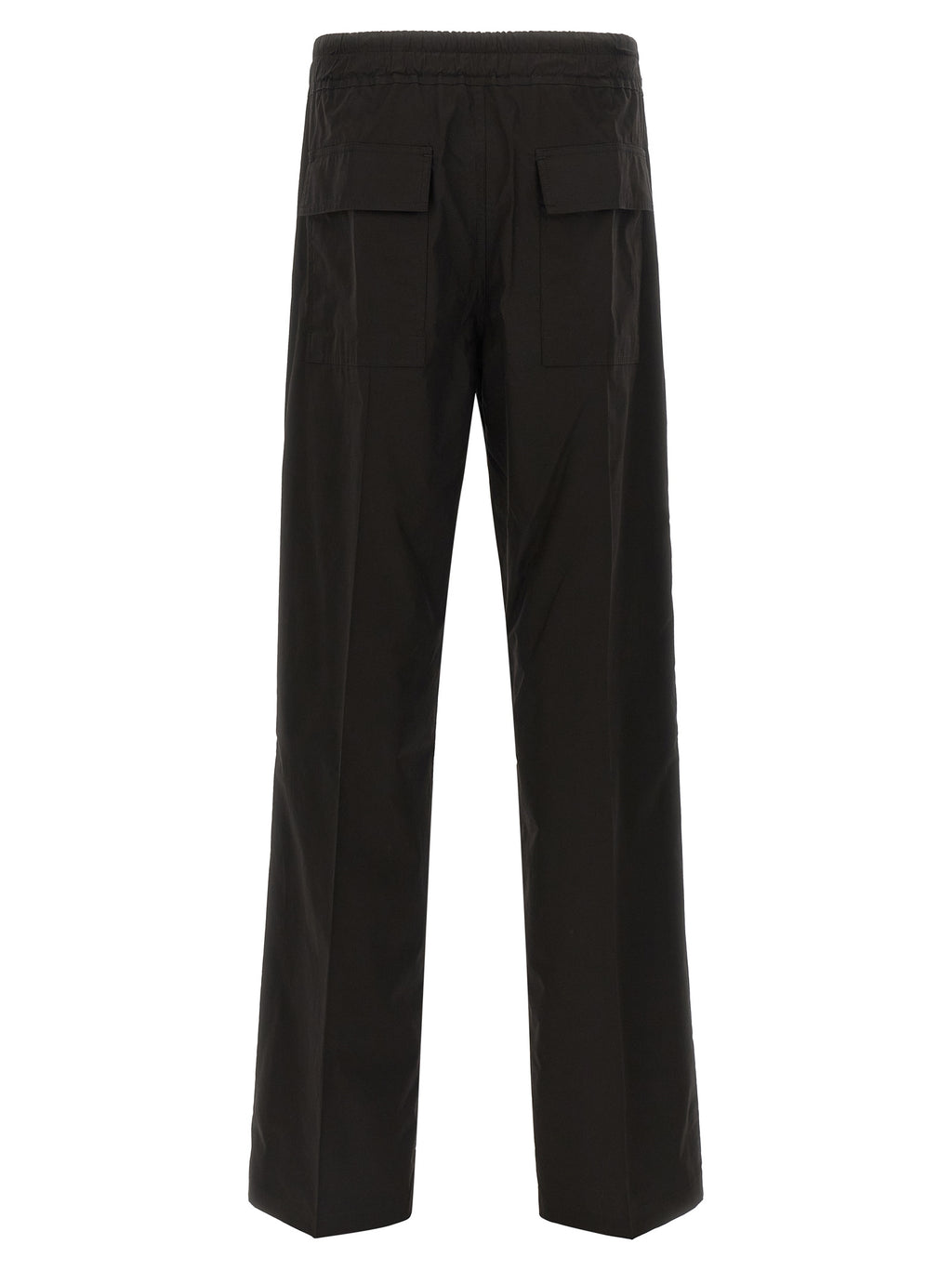 Rick Owens Black Cotton Casual Pants