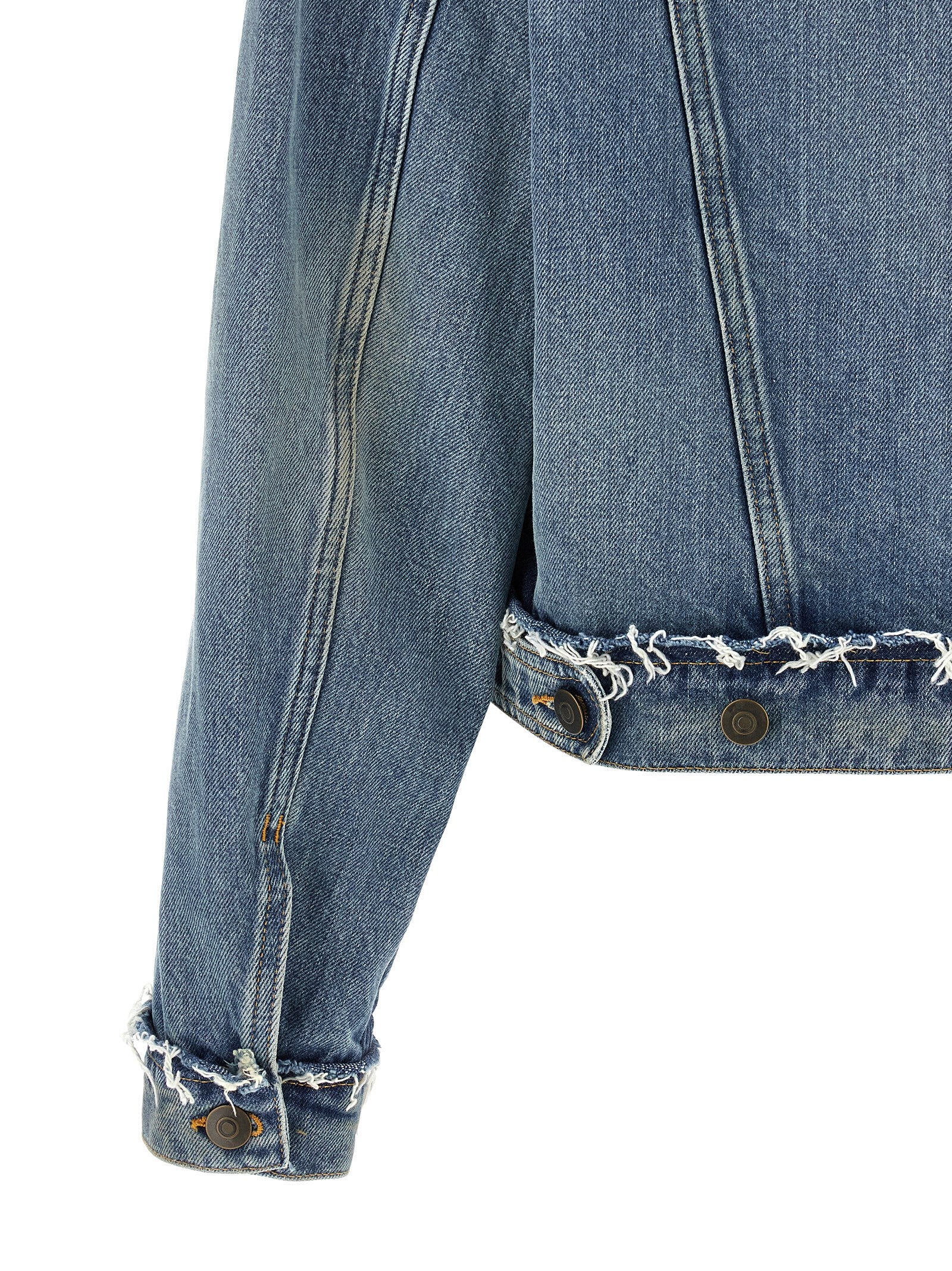 Maison Margiela Blue Cotton Denim Jacket