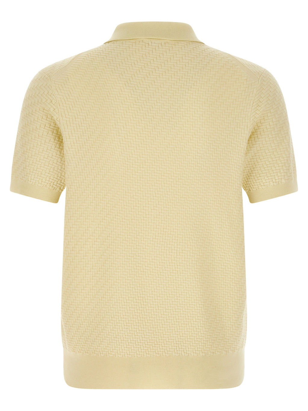 Brioni Bicolor Cotton Polo Shirt