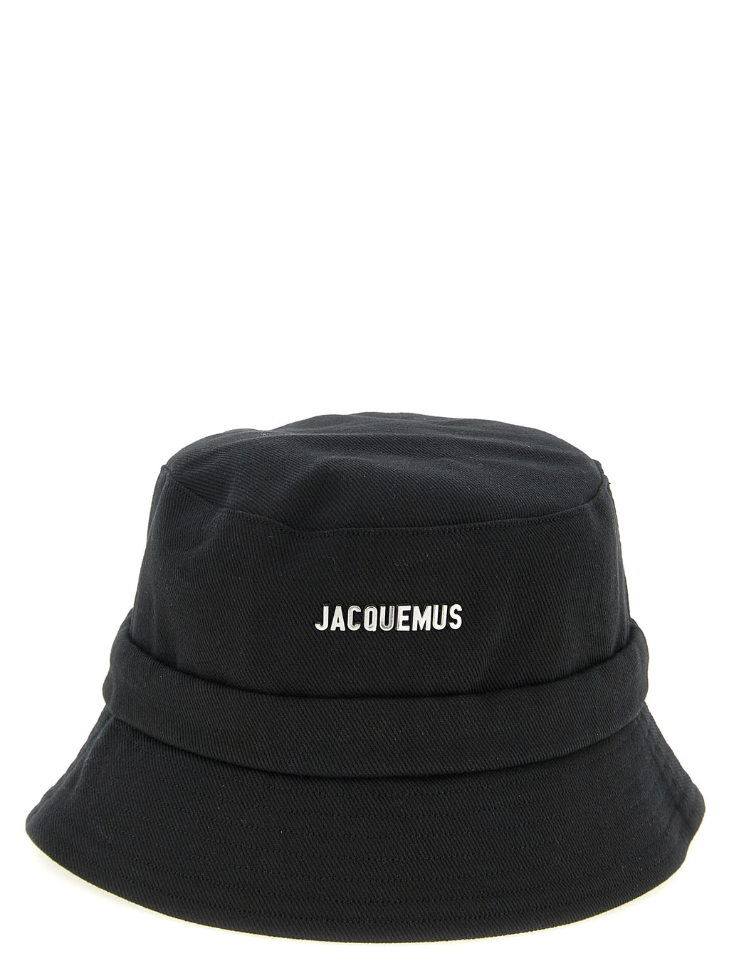 Jacquemus Black Cotton Bucket Hat