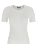 Ganni White Organic Cotton T-Shirt