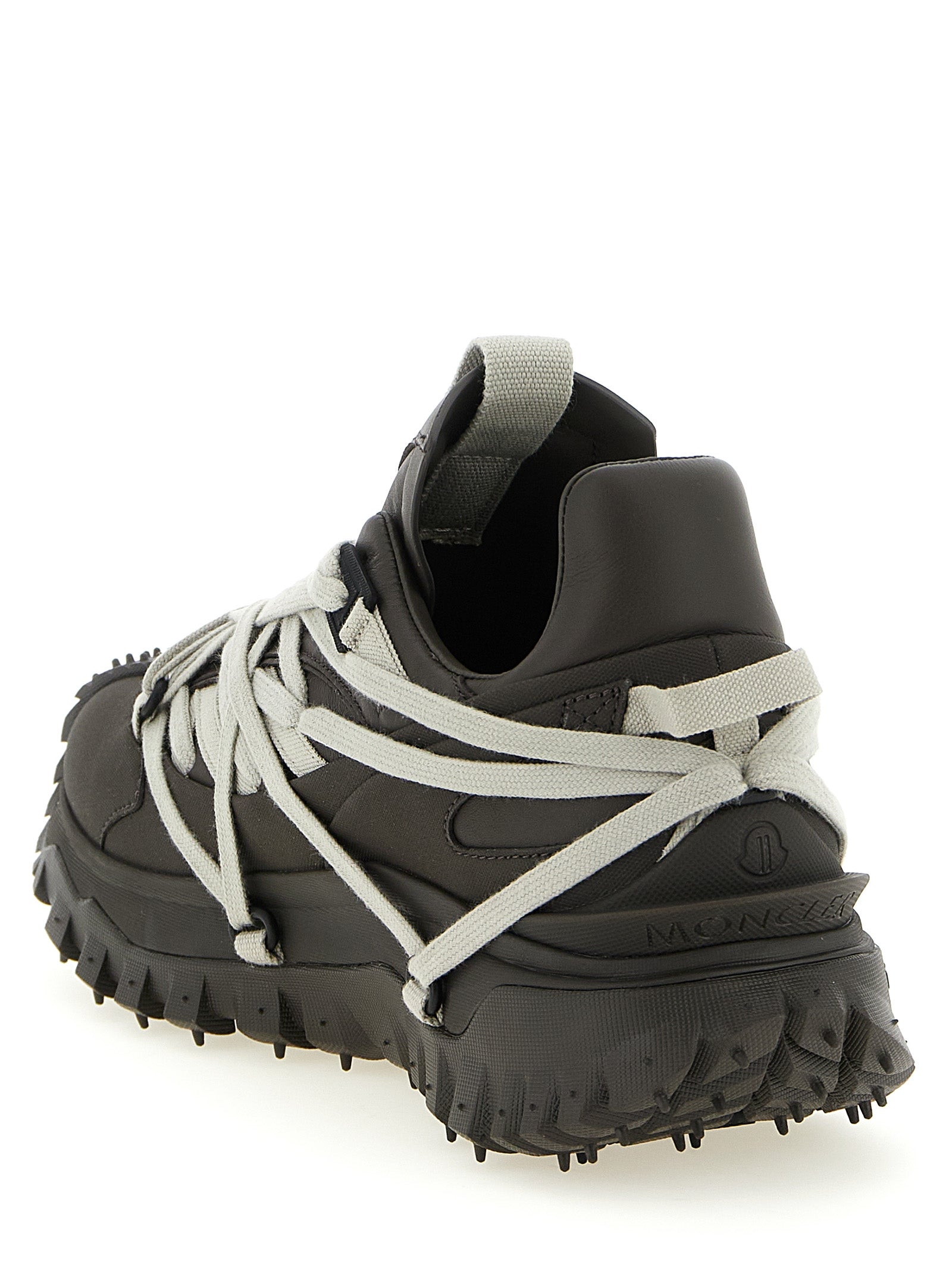 Rick Owens Brown Cowhide Athletic Sneakers
