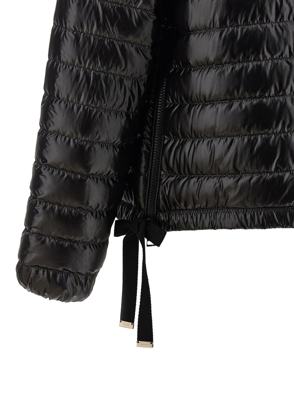 Moncler Black Polyamide Full-Length Jacket