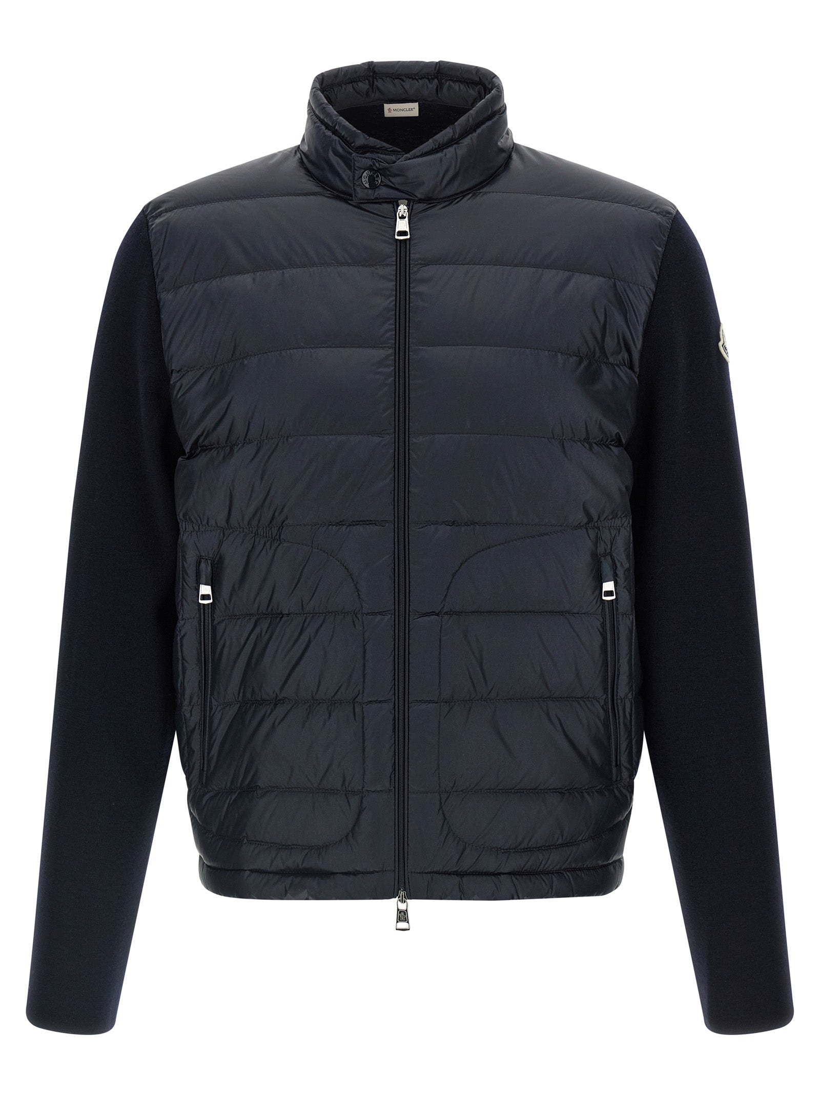 Moncler Blue Polyamide Cardigan