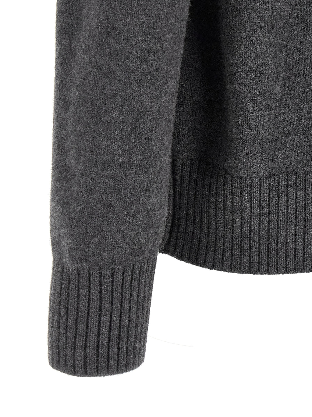 Ami Paris Gray Wool Cardigan