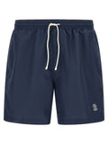 Brunello Cucinelli Blue Polyester Swim Shorts