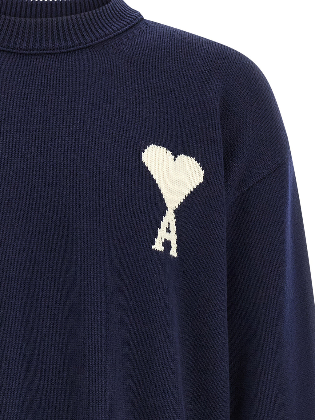 Ami Paris Blue Wool Cardigan