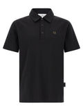 Philipp Plein Black Cotton Polo Shirt