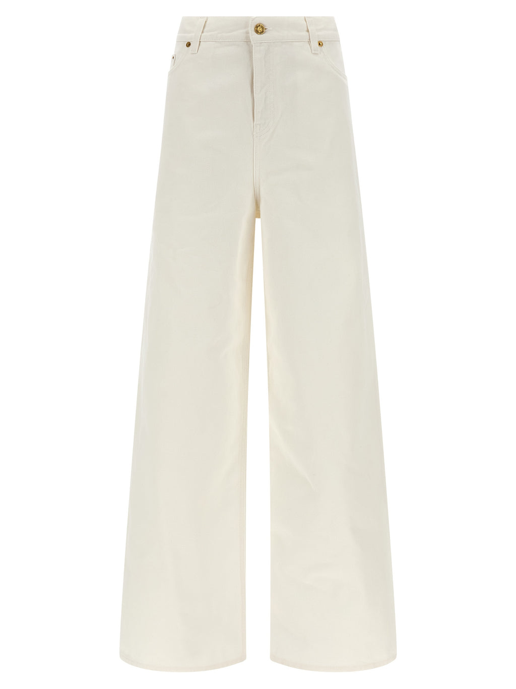 Golden Goose White Cotton Boyfriend Jeans