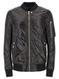 Rick Owens Black Nylon Bomber