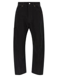 Lemaire Black Cotton Relaxed Fit Jeans