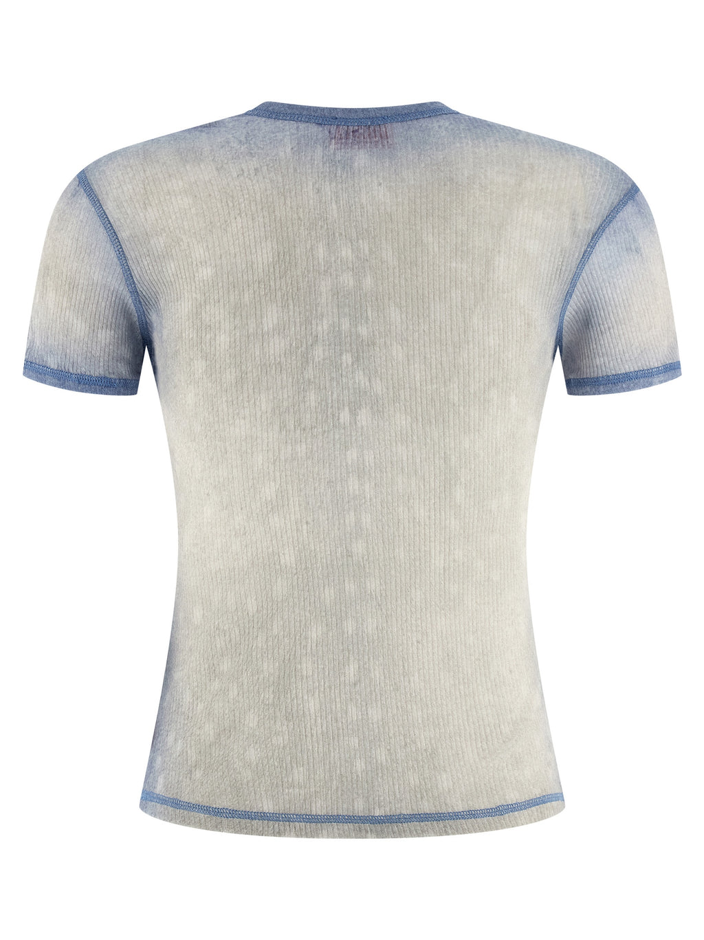 Diesel Blue Cotton T-Shirt
