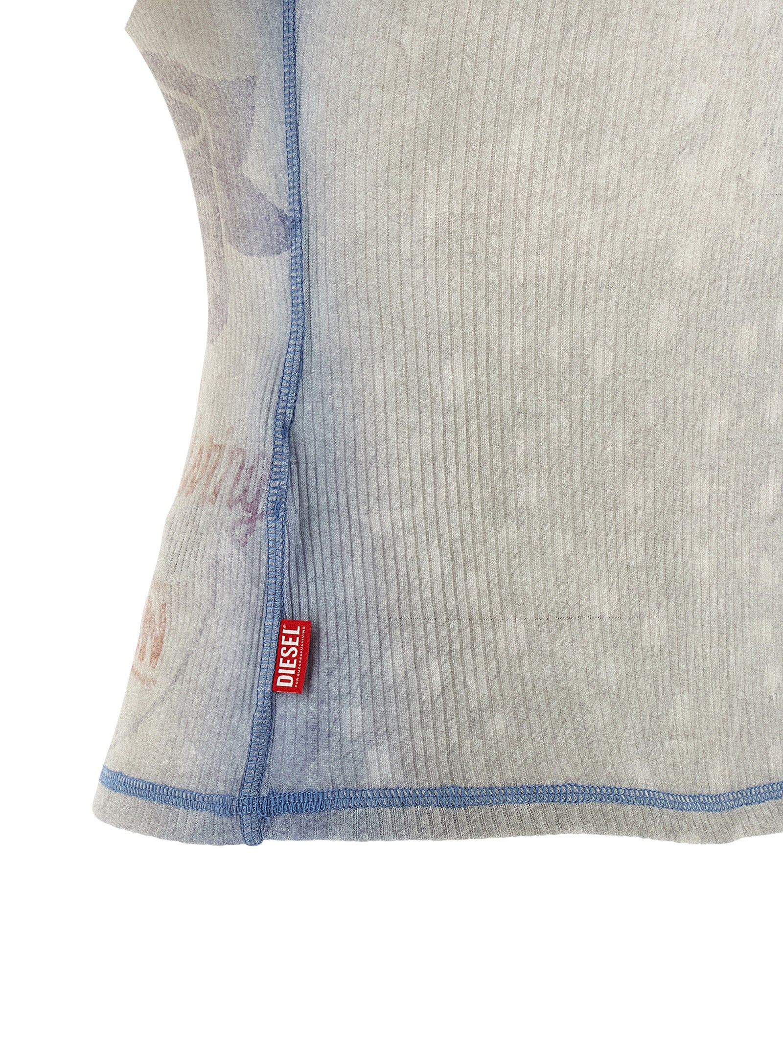 Diesel Blue Cotton T-Shirt