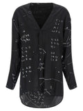 Rick Owens Black Viscose Blouse