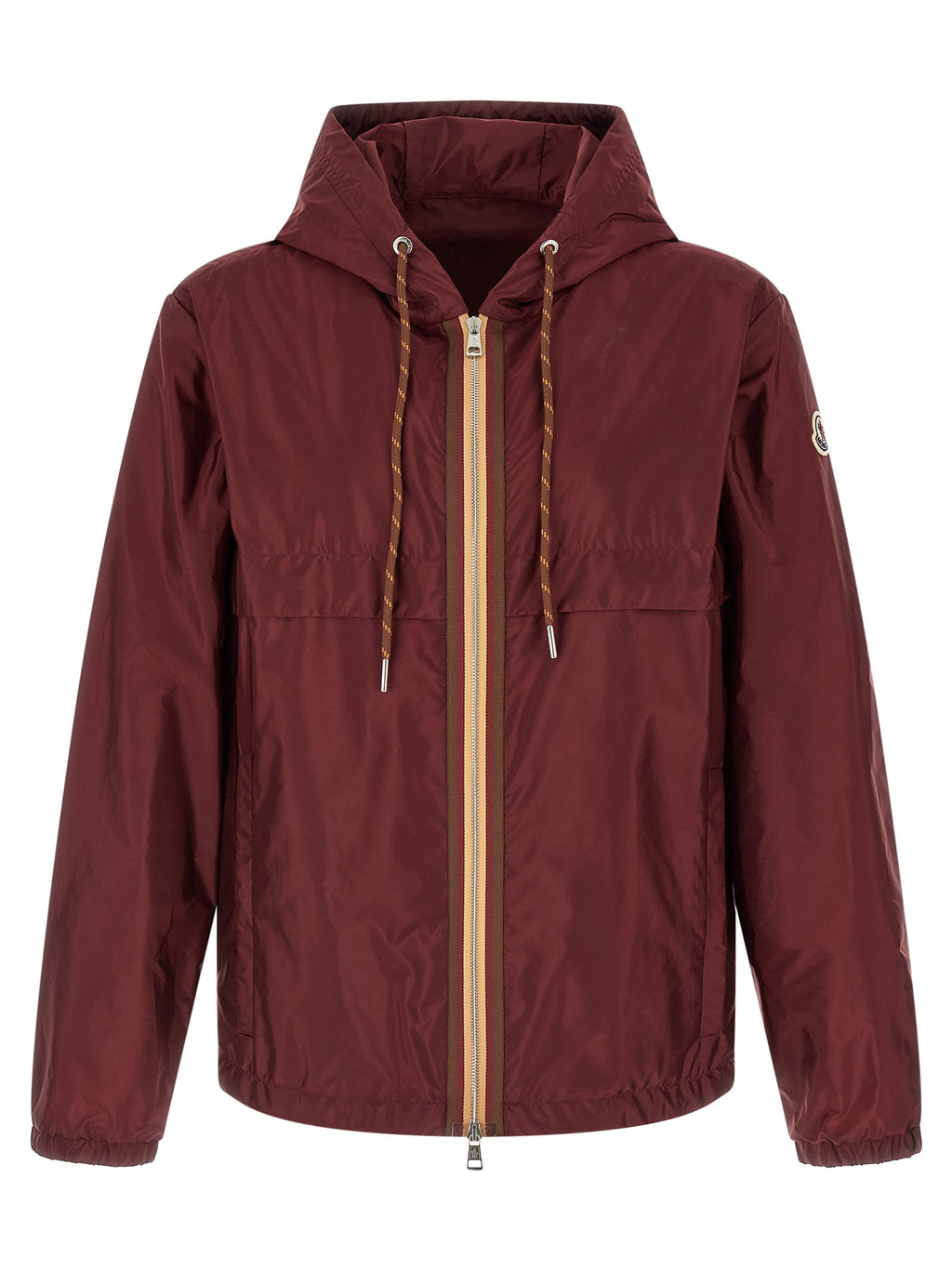 Moncler Bordeaux Polyamide Shell Jacket