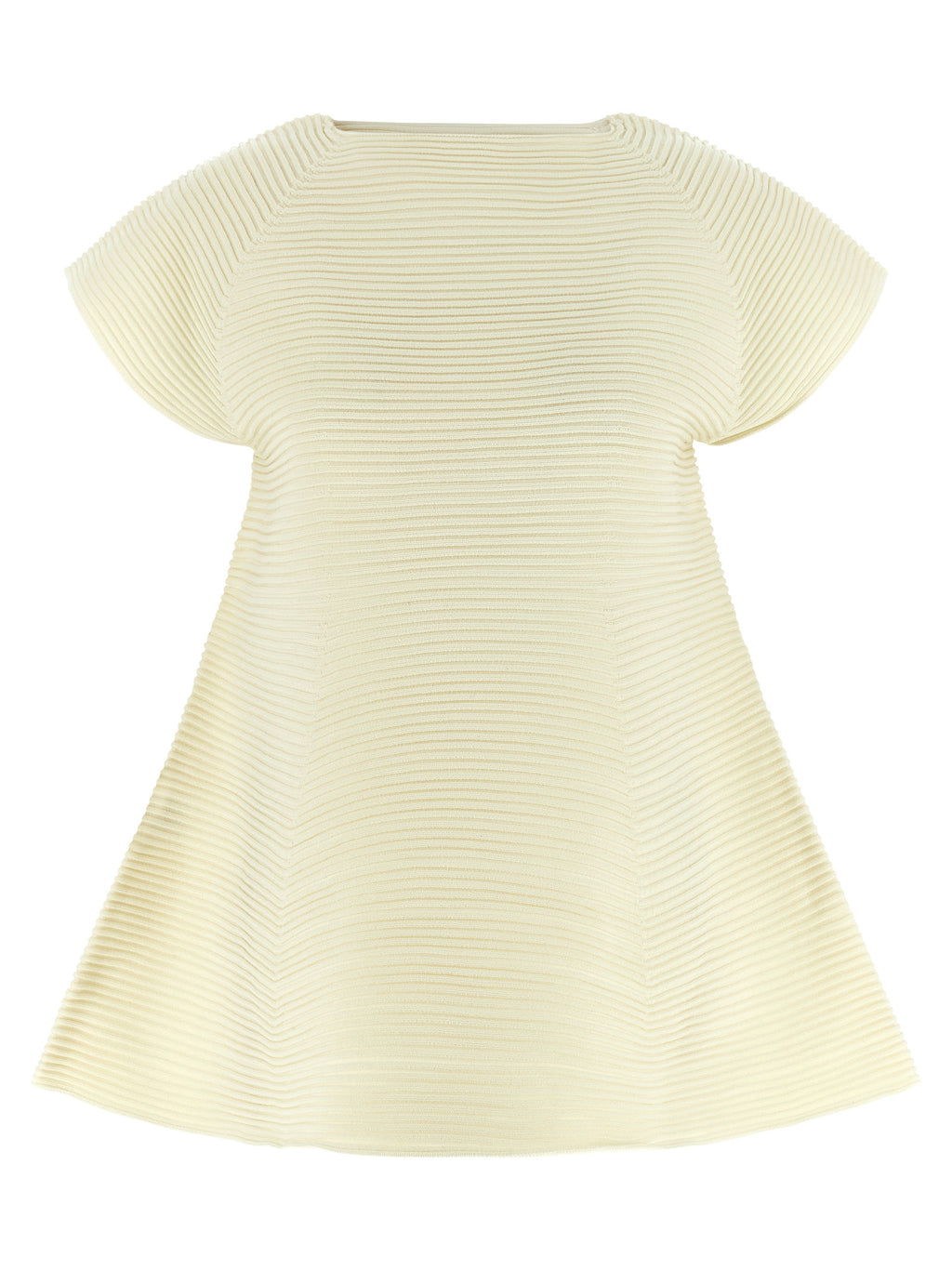 Issey Miyake Bicolor Polyester Short Dress