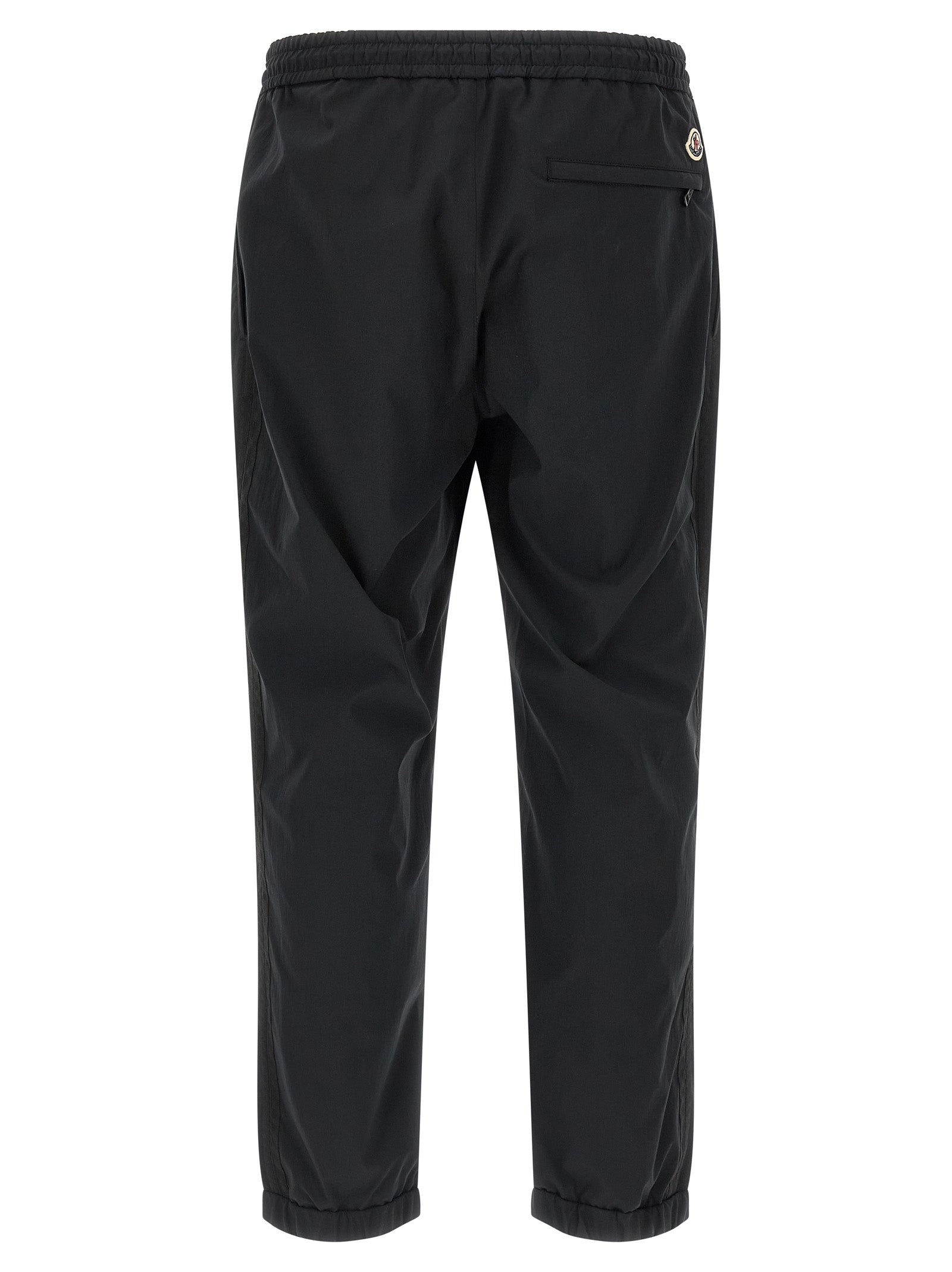 Moncler Black Polyester Joggers (Workout Pants)