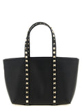 Valentino Garavani Black Calfskin Tote Bag