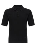 Dolce & Gabbana Black Cotton Polo Shirt