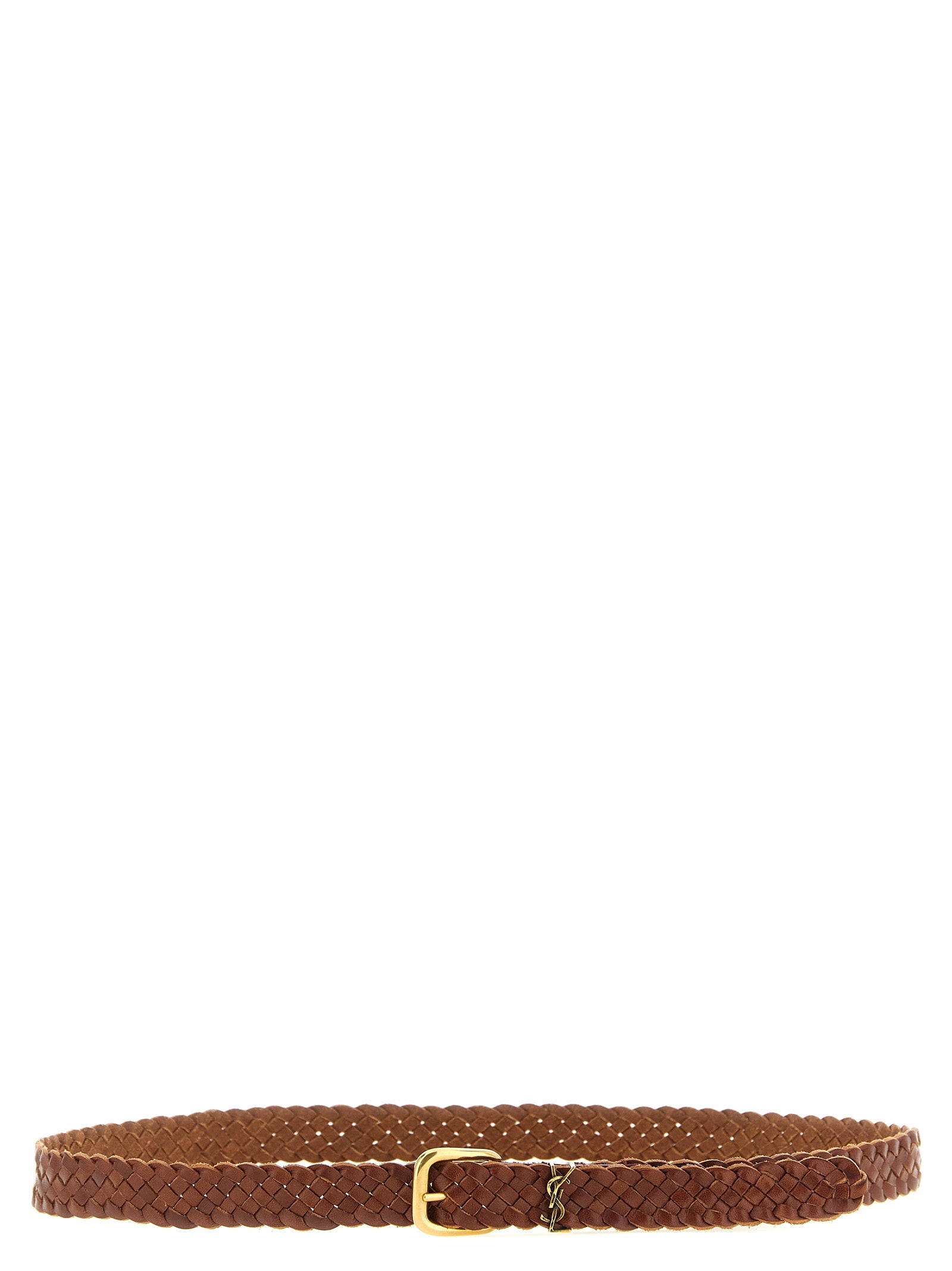 Saint Laurent Brown Calfskin Regular Belt