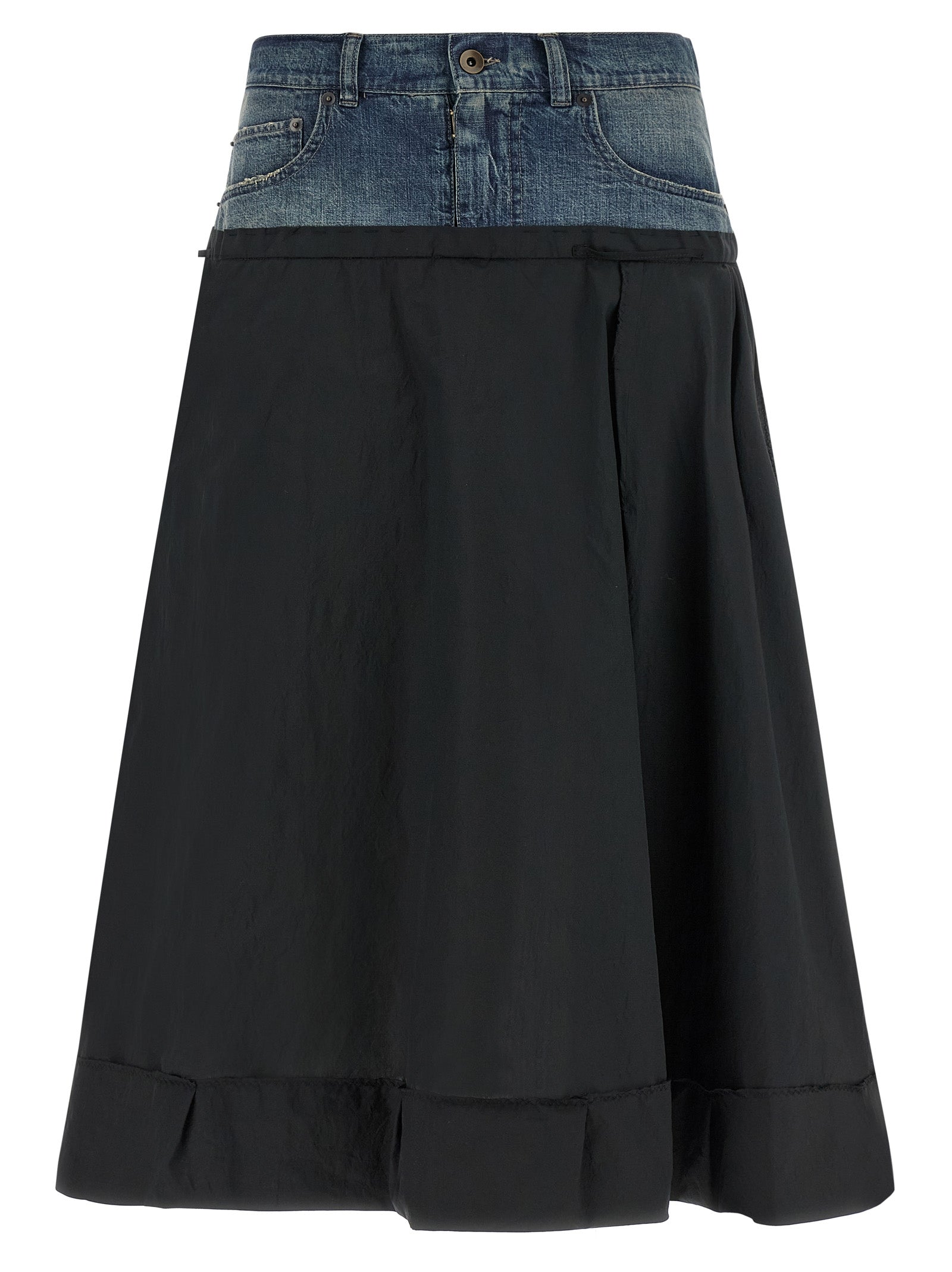 Maison Margiela Multicolor Polyester Midi Skirt