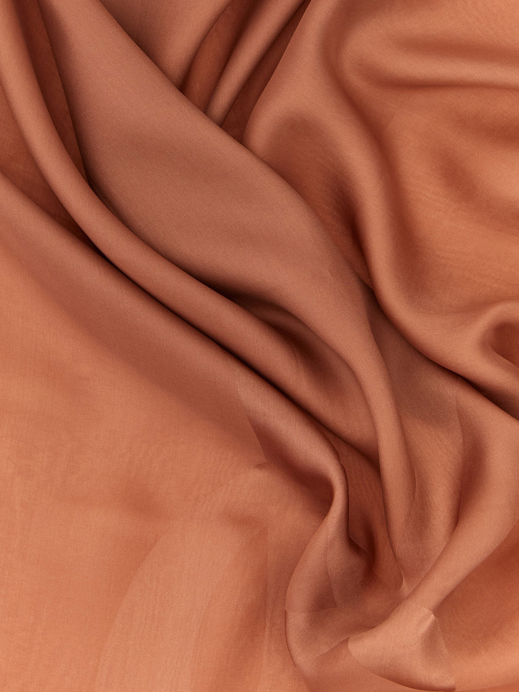 Saint Laurent Brown Silk Scarf