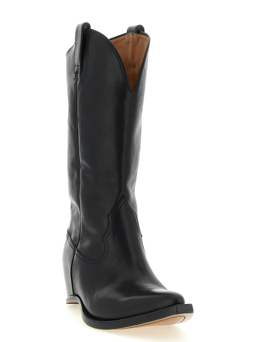 Maison Margiela Black Bovine Leather Over The Knee