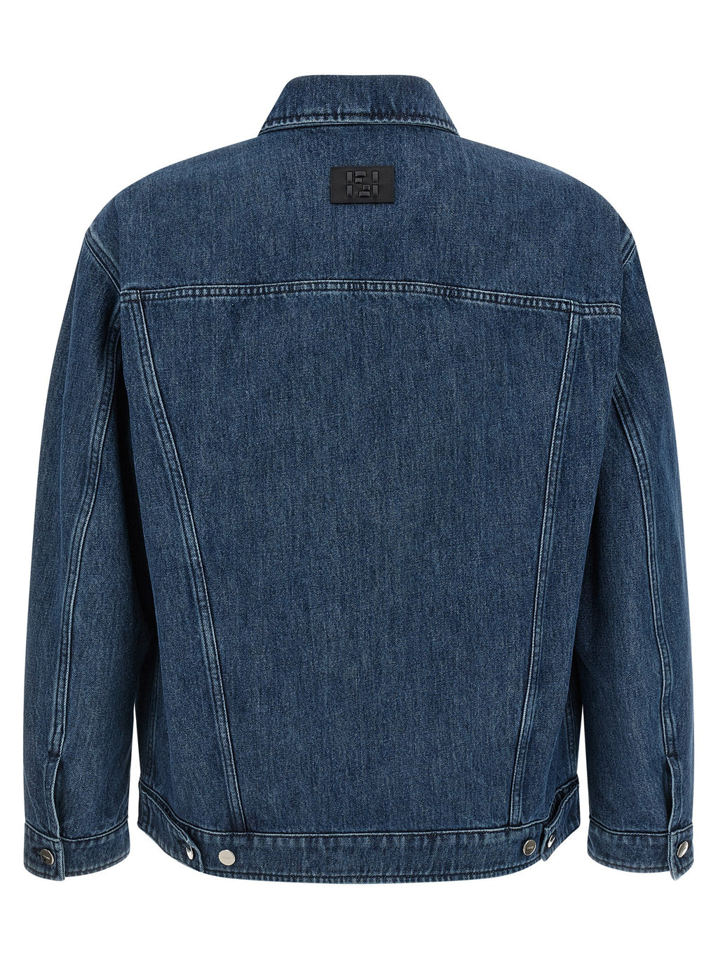 Fendi Blue Cotton Denim Jacket