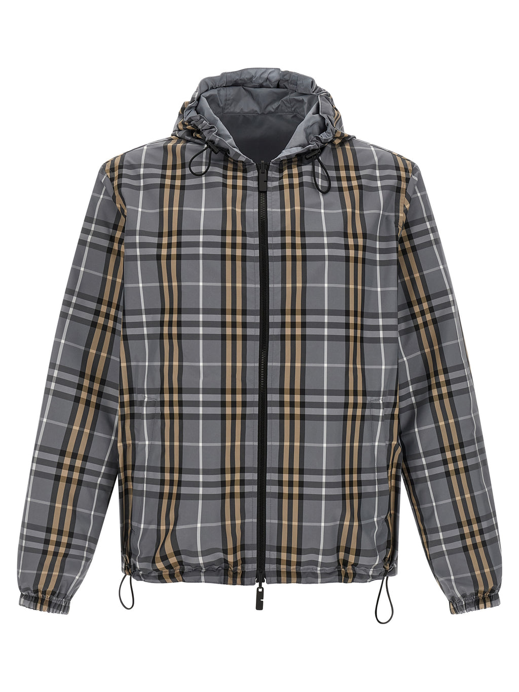 Burberry Multicolor Polyester Shell Jacket