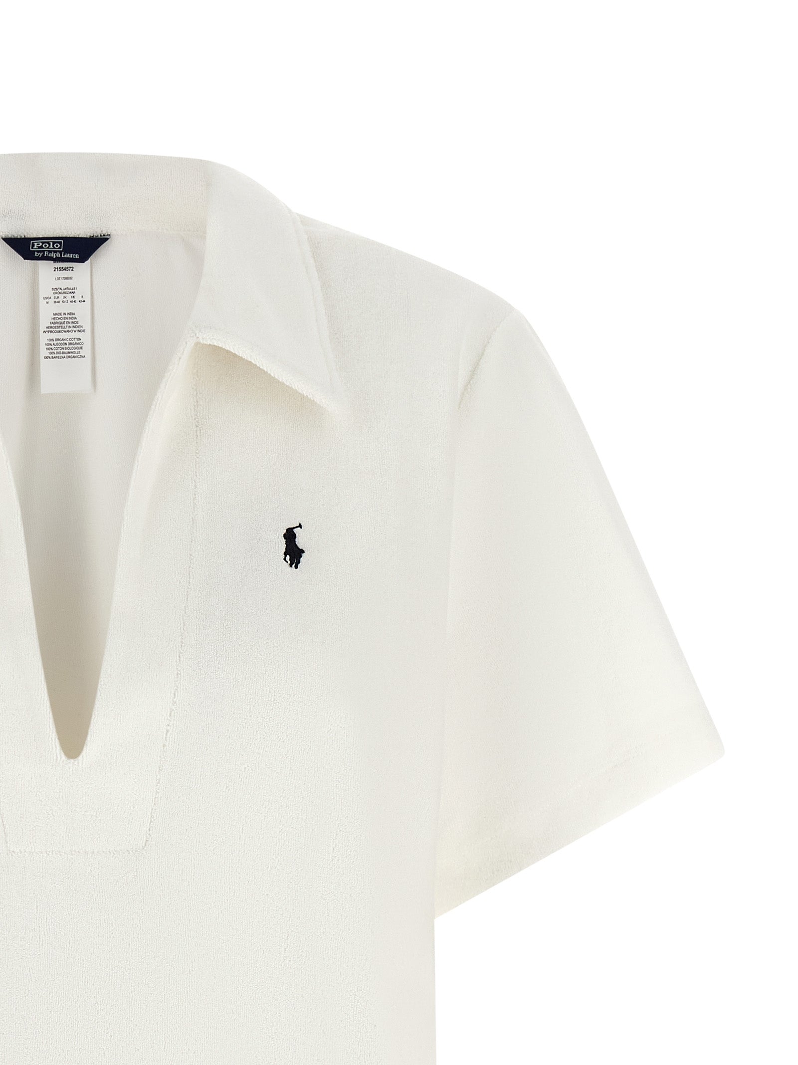 Polo Ralph Lauren White Organic Cotton Short Dress