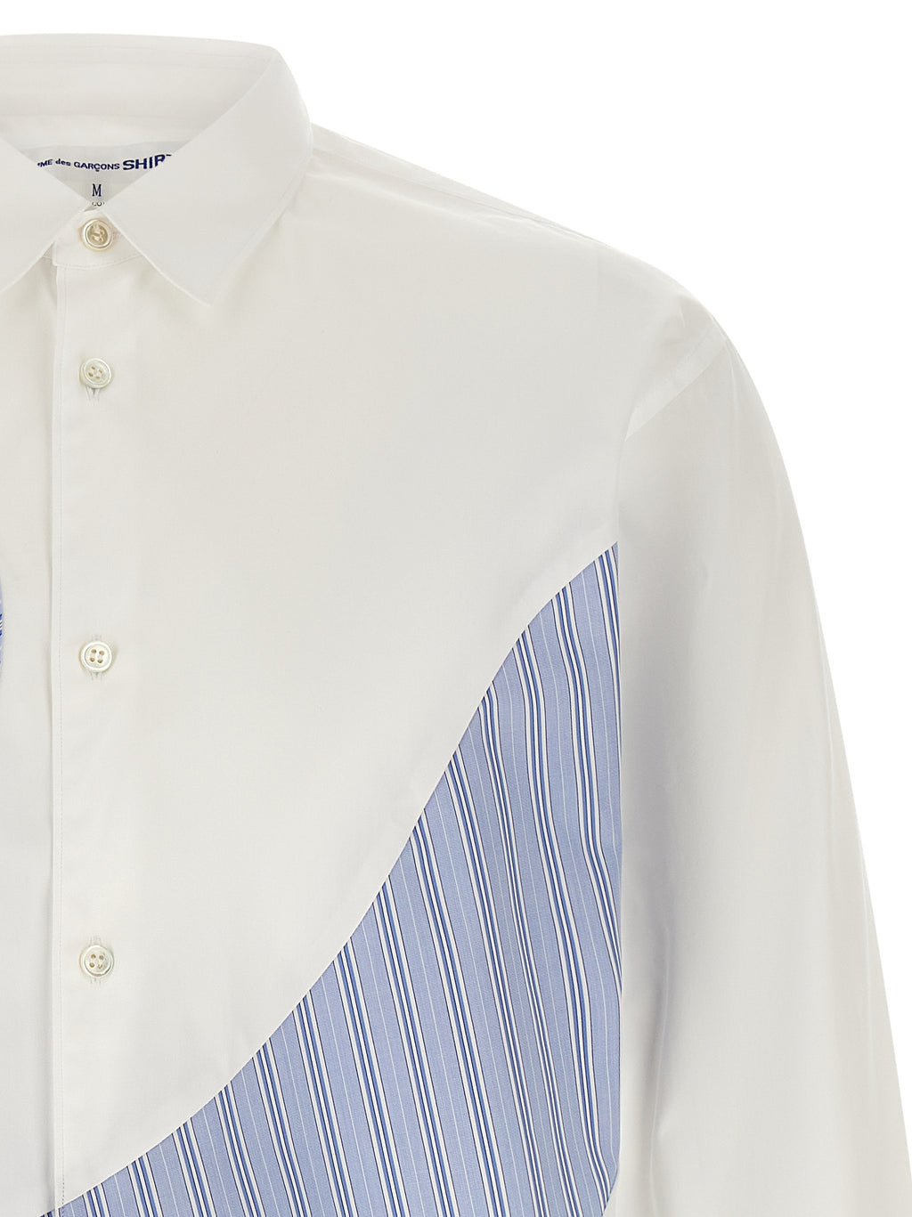 Comme Des Garçons White Cotton Blouse