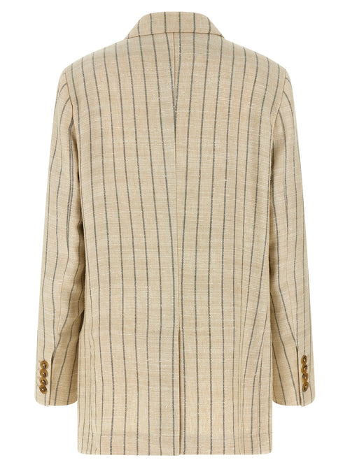 Blazé Milano Beige Cotton Blazer