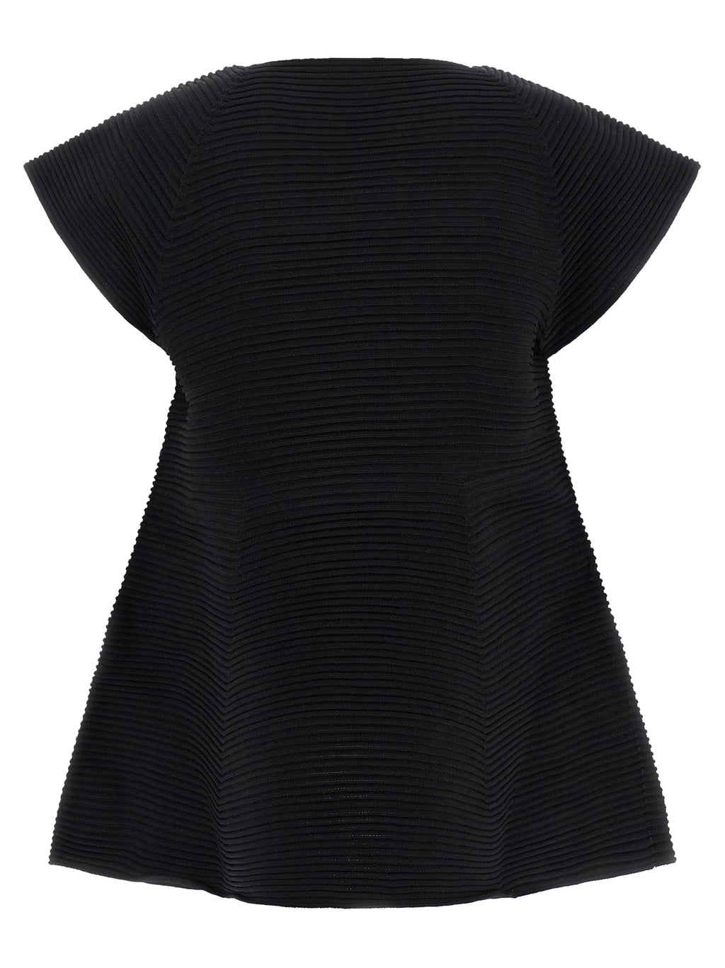 Issey Miyake Black Polyester Short Dress