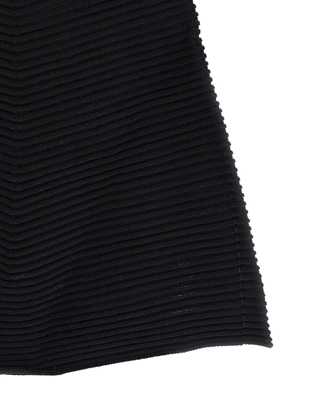 Issey Miyake Black Polyester Short Dress