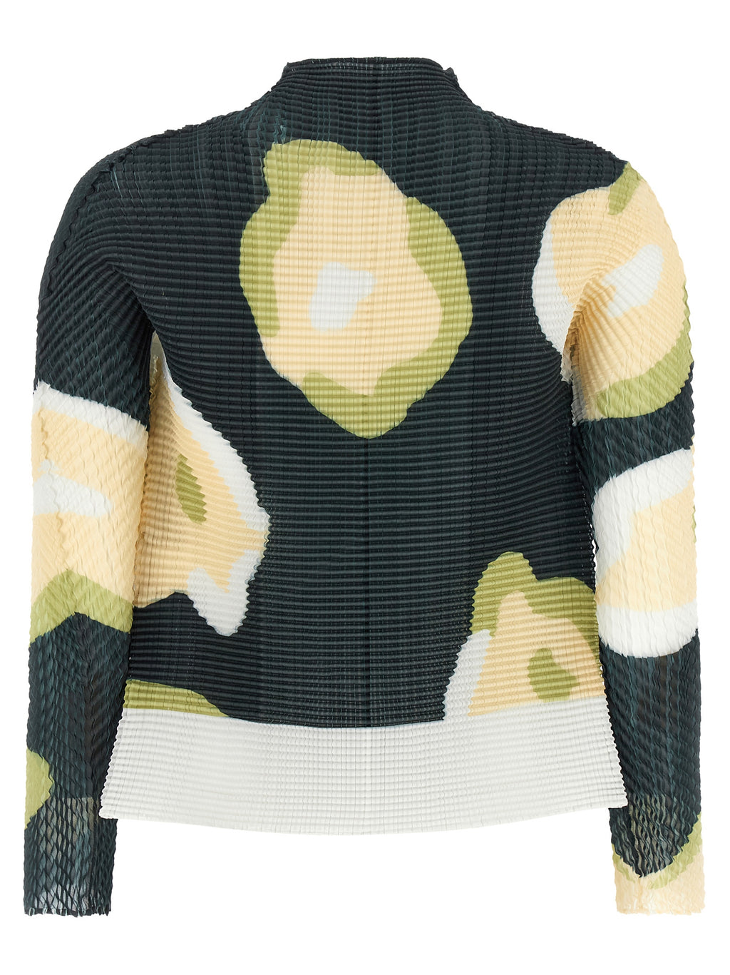 Issey Miyake Black Polyester Cardigan