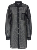 Comme Des Garçons Black Polyester Blouse