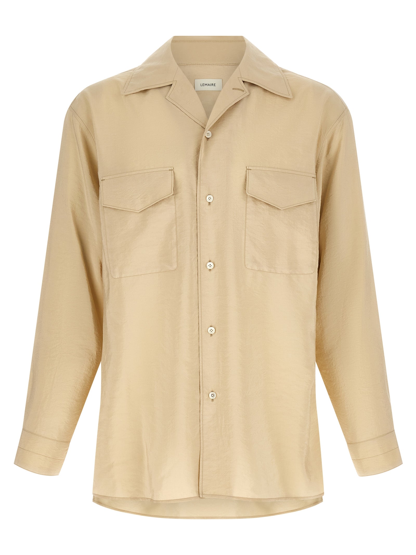 Lemaire Beige Silk Blouse