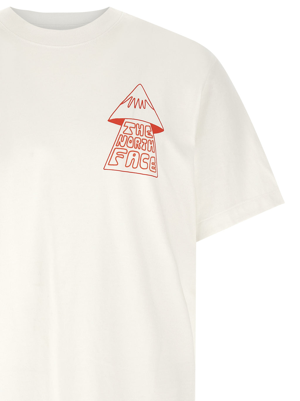 The North Face White Cotton T-Shirt