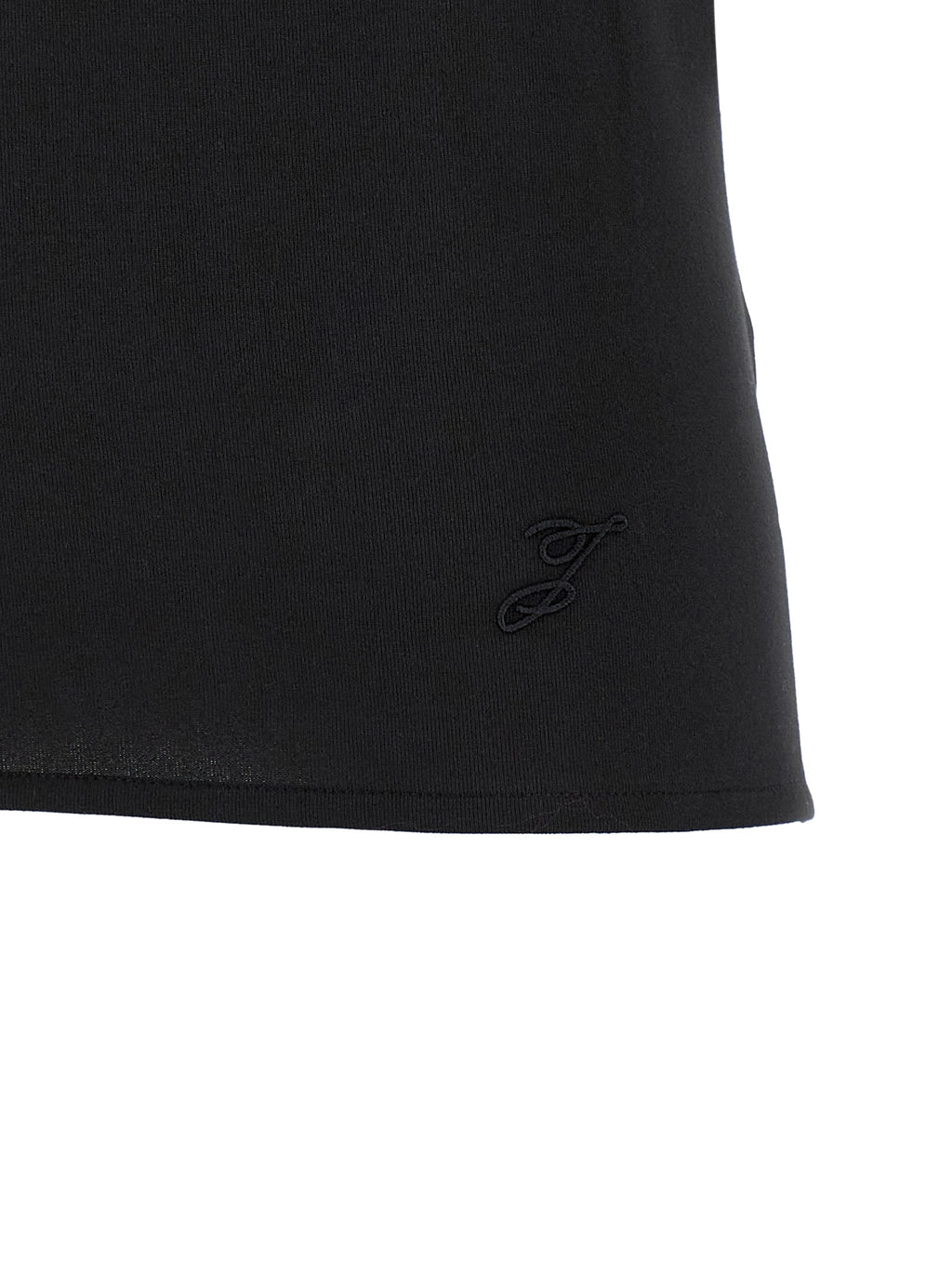 Jacquemus Black Paper Sleeveles T-Shirt