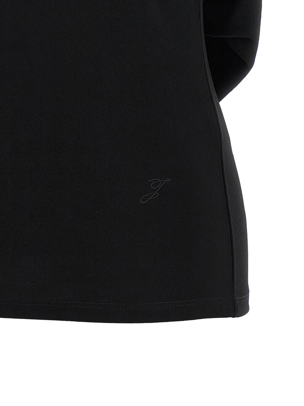 Jacquemus Black Viscose T-Shirt