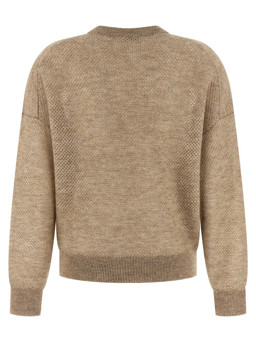 Brunello Cucinelli Beige Wool Cardigan