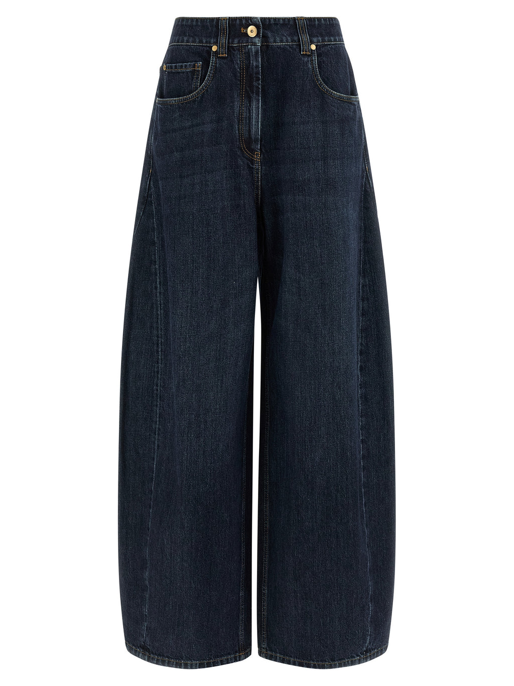 Brunello Cucinelli Blue Cotton Jeans Denim