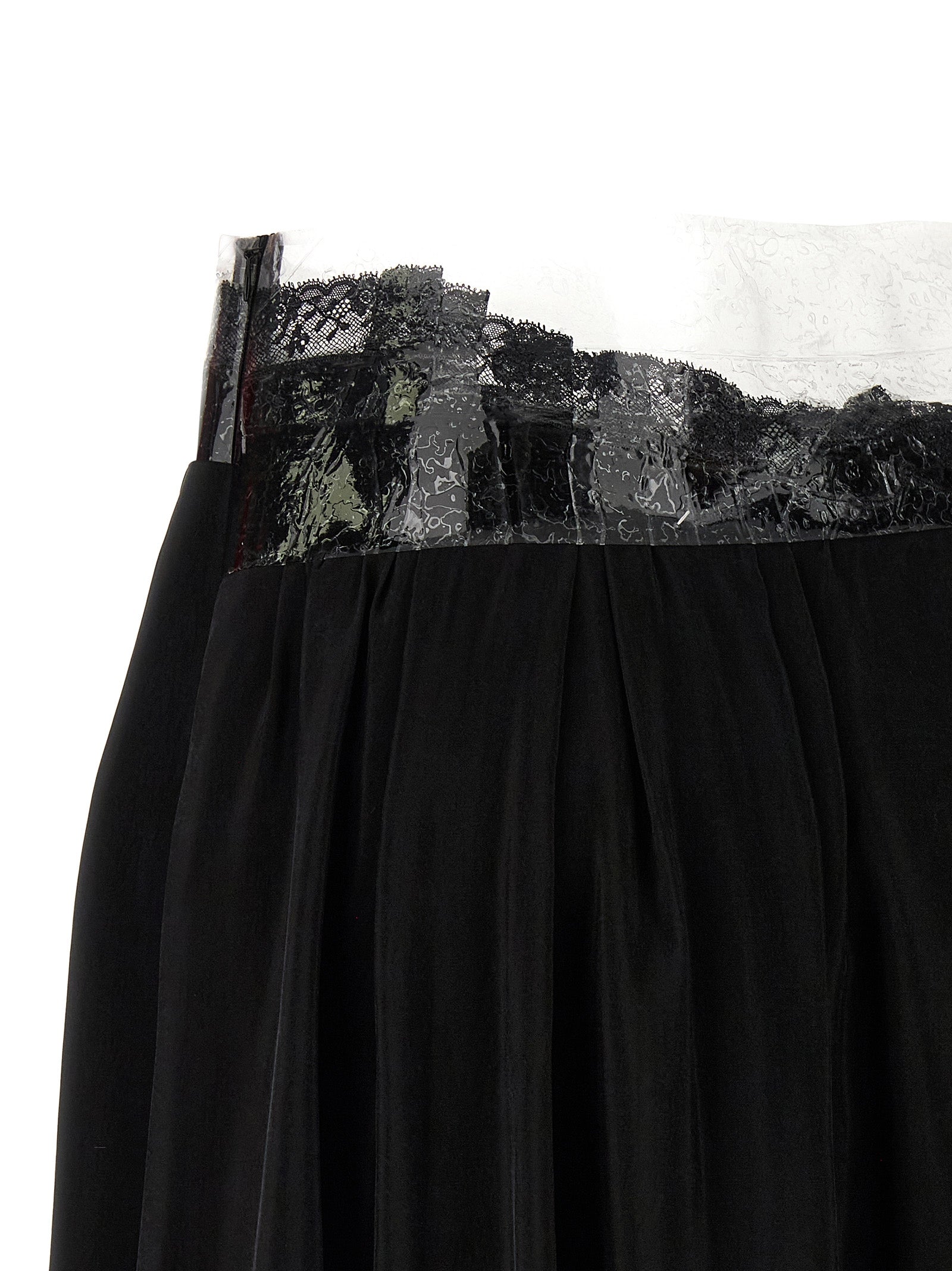 Maison Margiela Black Copper Mini Skirt