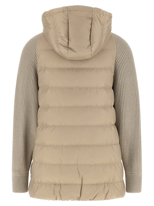 Brunello Cucinelli Beige Polyester Full-Length Jacket