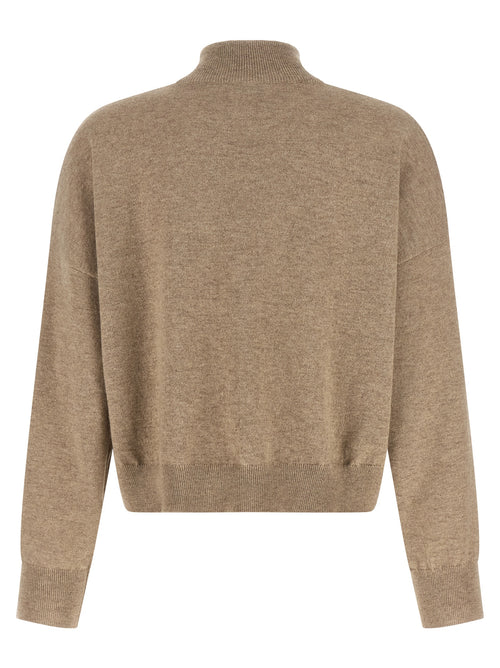 Brunello Cucinelli Beige Cashmere Cardigan