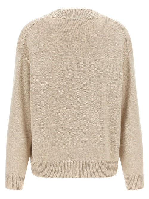 Brunello Cucinelli Beige Cashmere Cardigan