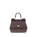 Dolce & Gabbana Brown Calf Leather Bos Taurus Shoulder Bag