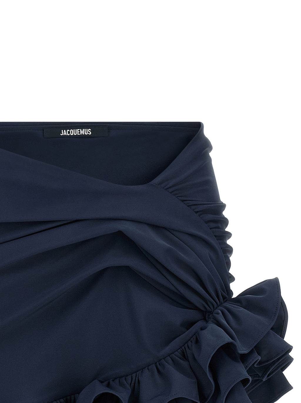 Jacquemus Blue Polyamide Long Skirt